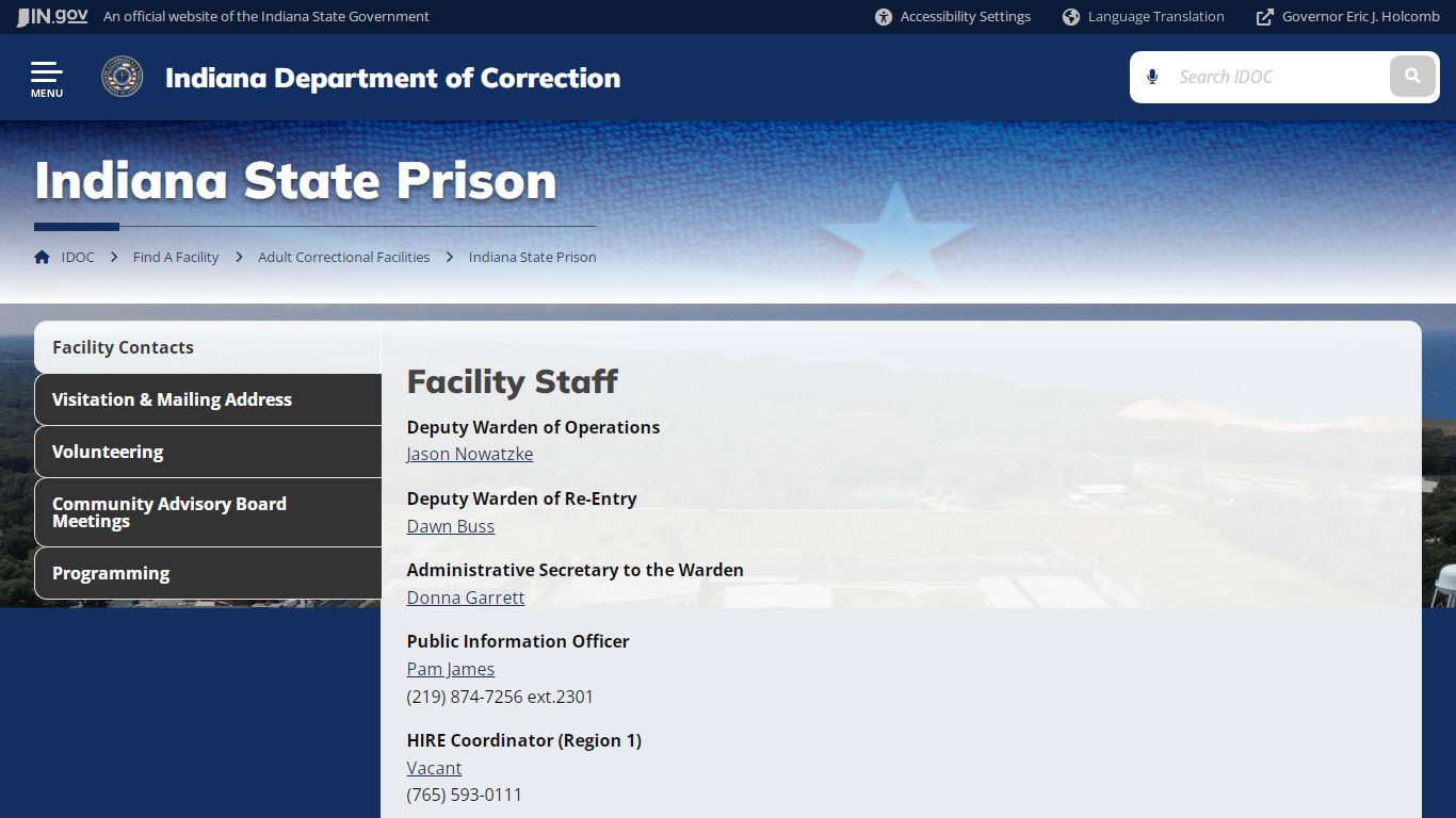 Indiana State Prison - IDOC